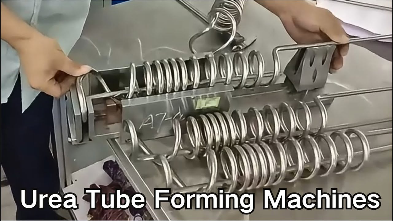 Helical Coil Tube Winding Machine For DEF Urea AdBlue Sensor