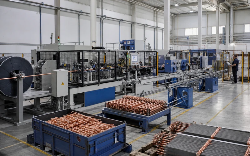 Factory automation reducing manual handling on a manufacturing line