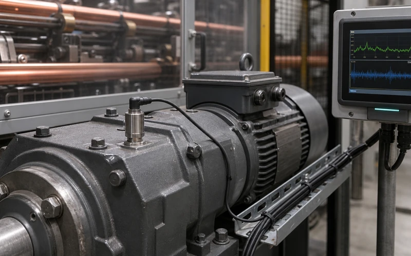 Condition sensor collecting machine data for predictive maintenance